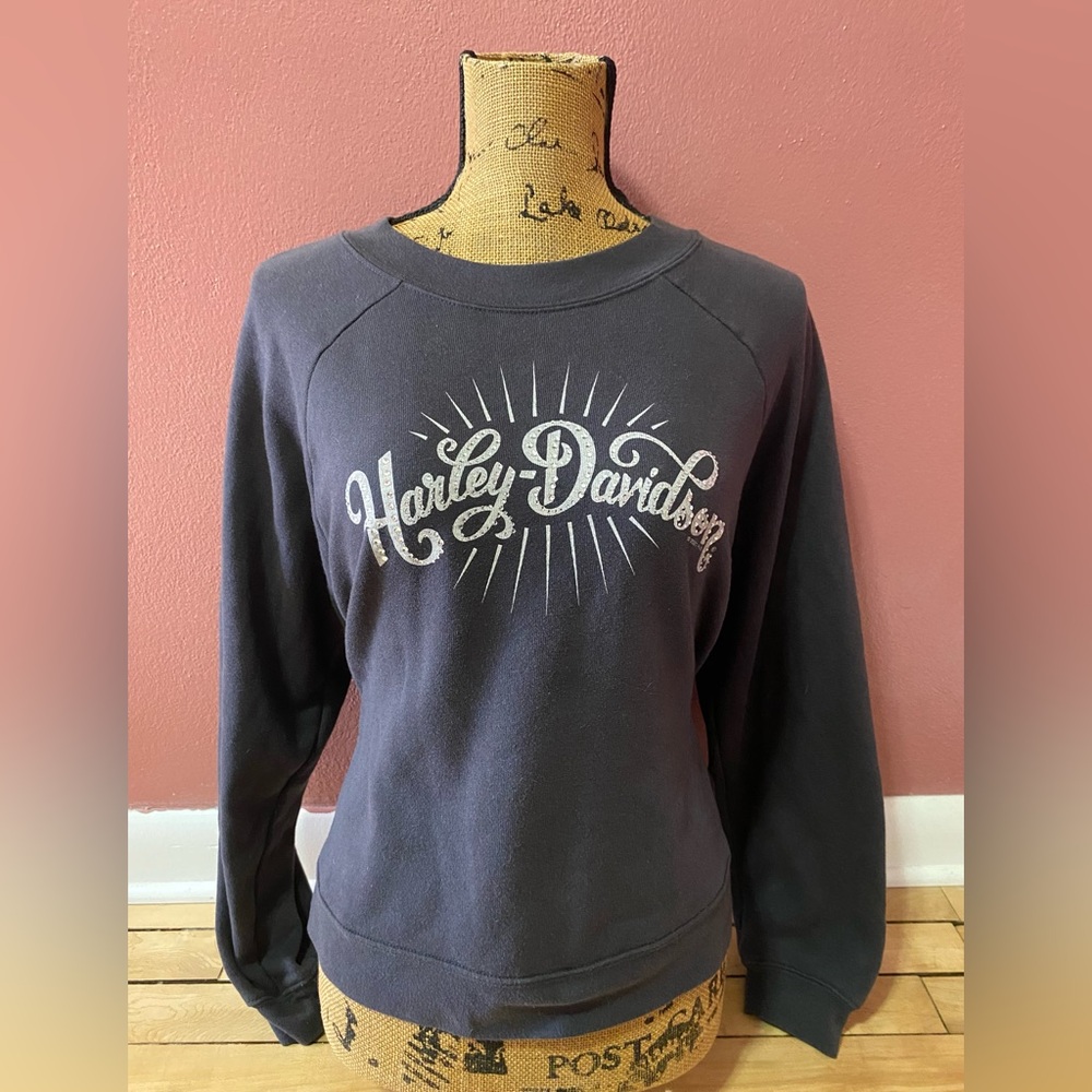 Harley-Davidson LG ladies Charcoal  Sweatshirt